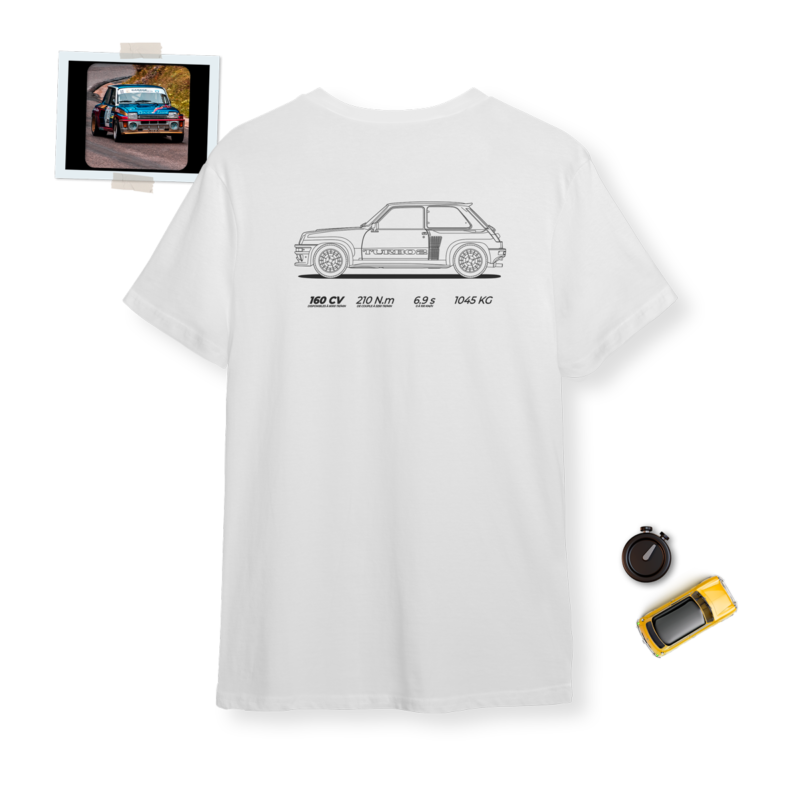 Tee shirt R5 Turbo 2 Blanc