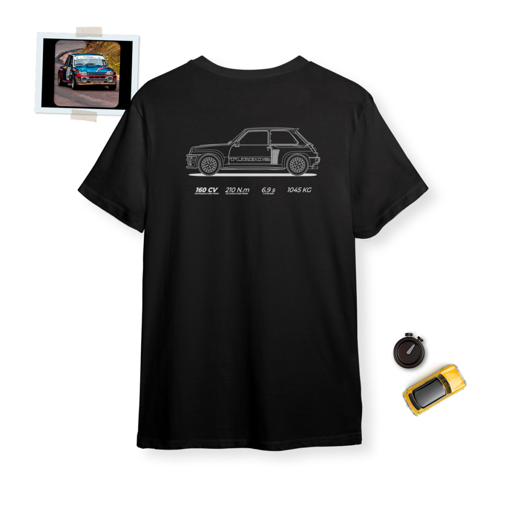 Tee shirt R5 Turbo 2 Noir